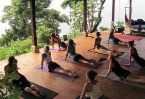 Anamaya Yoga Deck with View